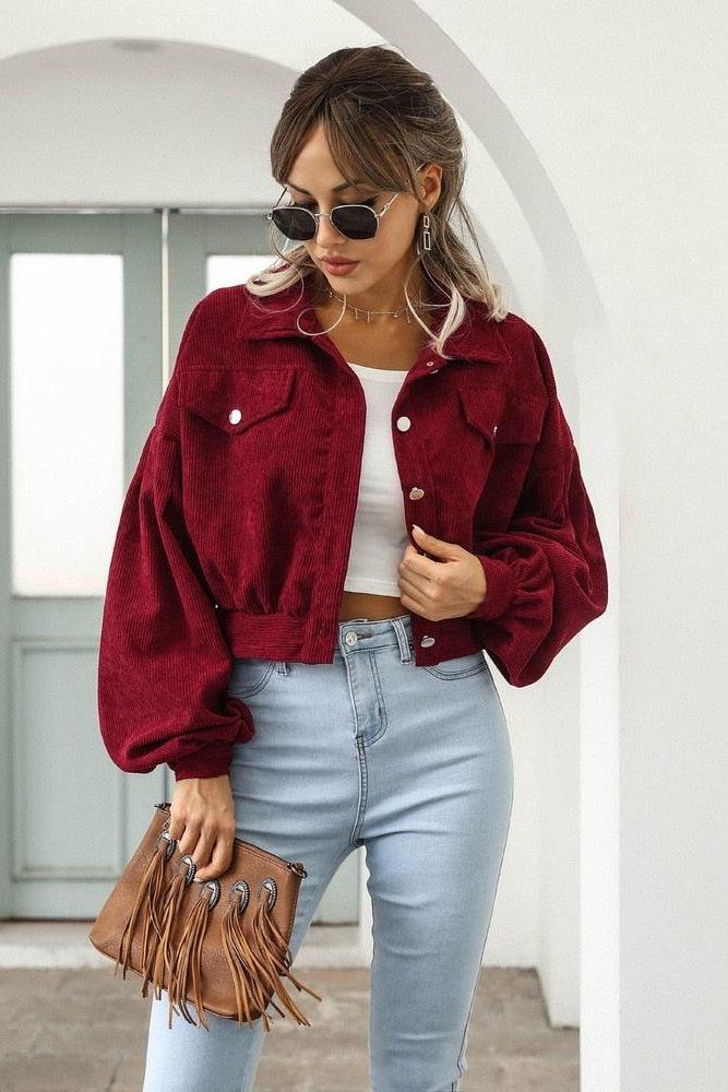 Pylomo Cord Kurzjacke