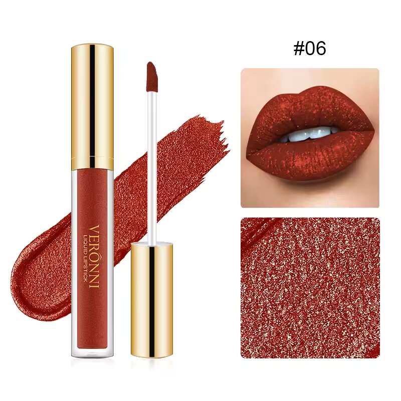 1+1 GRATIS | DiamondShine™ | Flüssiger Lippenstift Intensive Farbe, Mirror Gloss