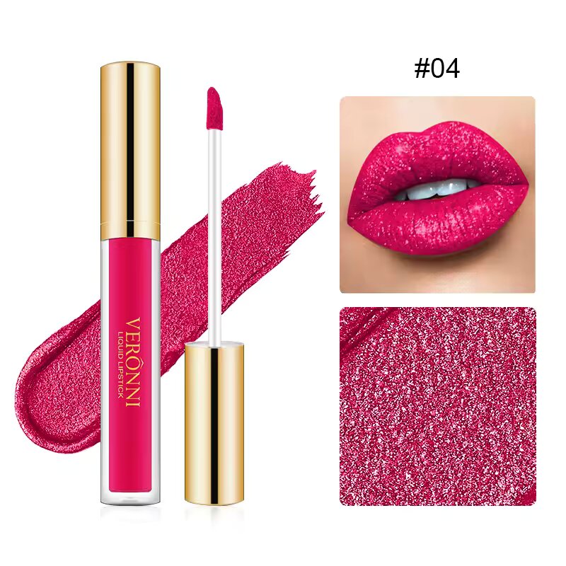 1+1 GRATIS | DiamondShine™ | Flüssiger Lippenstift Intensive Farbe, Mirror Gloss