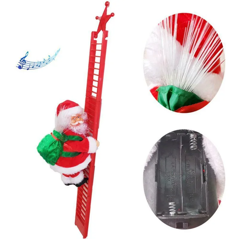 ClimbSanta® | LadderWalker Weihnachtsmann-Deko – magischer Bewegungs-Effekt