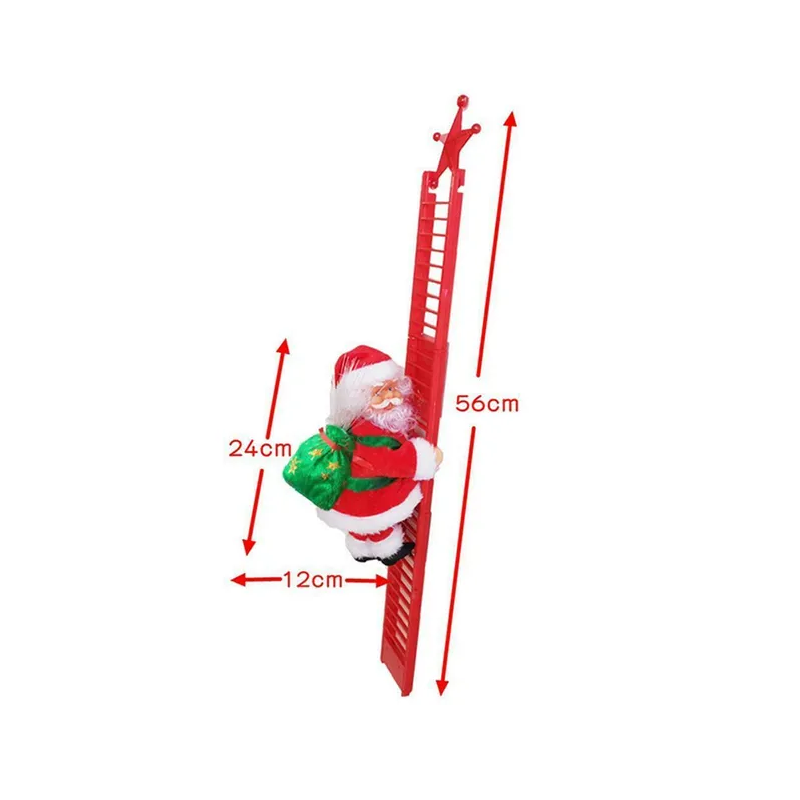 ClimbSanta® | LadderWalker Weihnachtsmann-Deko – magischer Bewegungs-Effekt