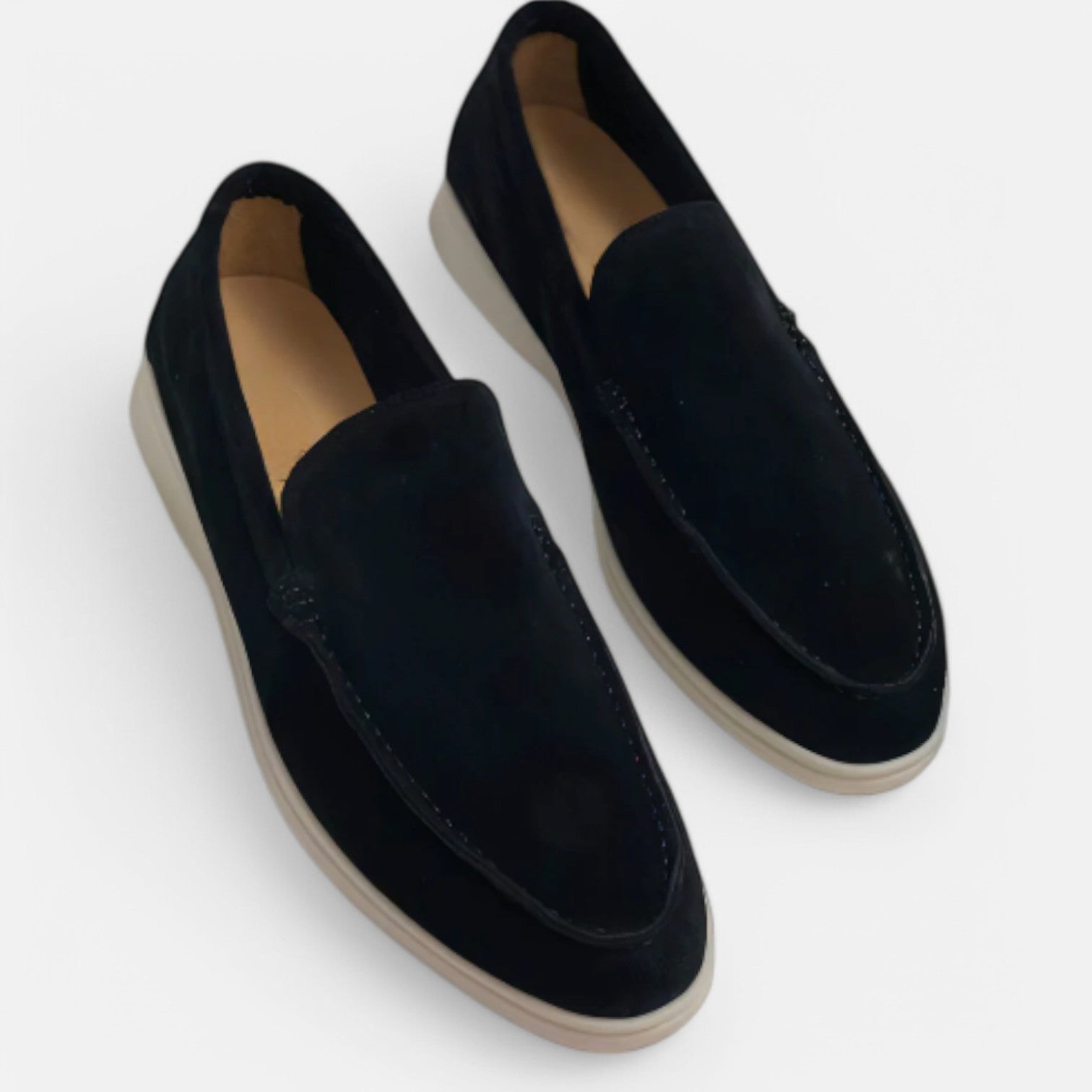 Old Money Suede Slip-On Loafers for Men