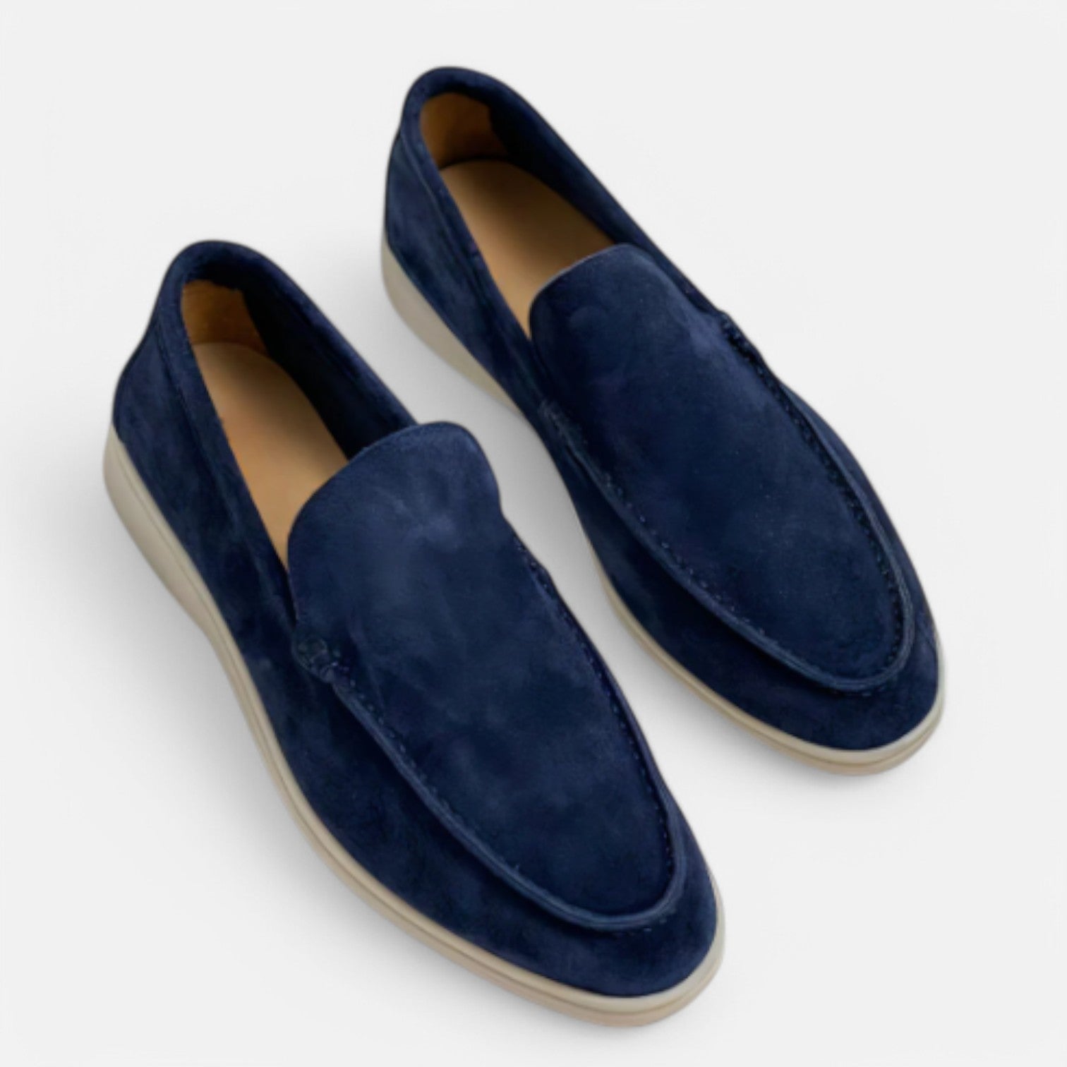 Old Money Suede Slip-On Loafers for Men