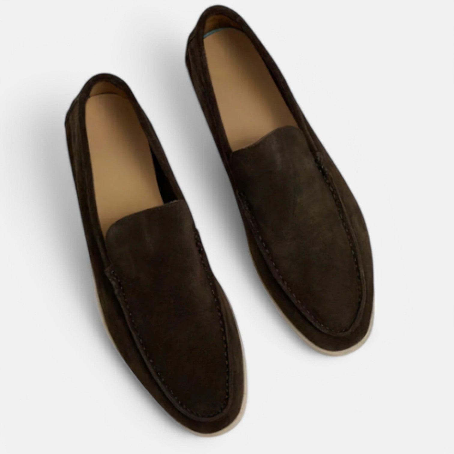 Old Money Suede Slip-On Loafers for Men