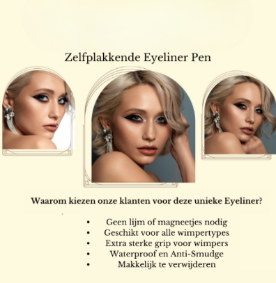 1+1 GRATIS | SwiftLash™ | Selbstklebender Eyeliner-Stift - kein Klebstoff oder Magnete erforderlich