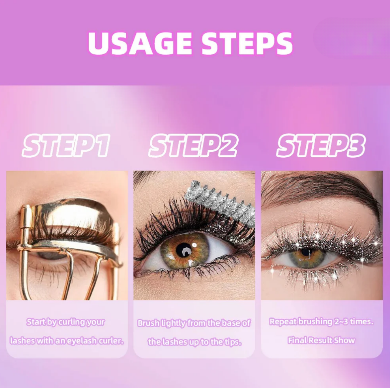 1+1 GRATIS | FunkelLash | Wasserfeste Glitzer-Wimperntusche