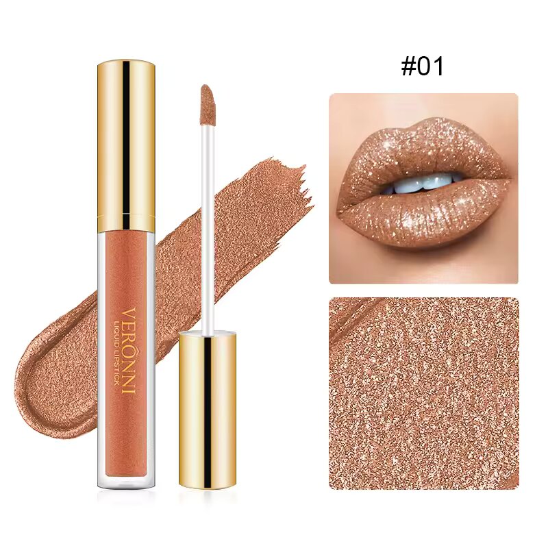 1+1 GRATIS | DiamondShine™ | Flüssiger Lippenstift Intensive Farbe, Mirror Gloss