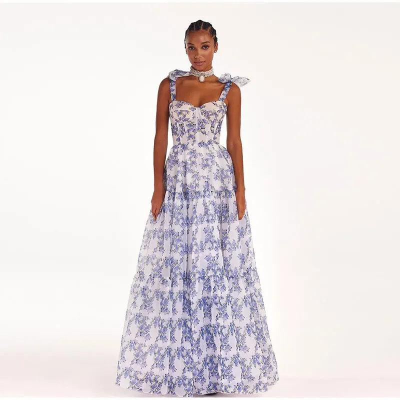 Hortensien-Blumenkleid Frühling