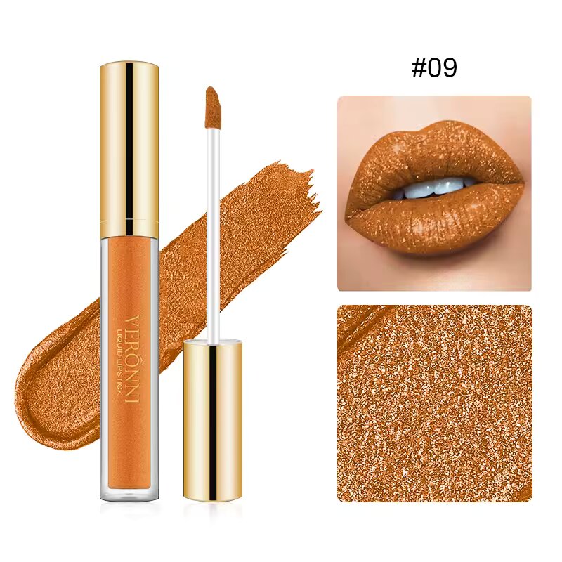 1+1 GRATIS | DiamondShine™ | Flüssiger Lippenstift Intensive Farbe, Mirror Gloss