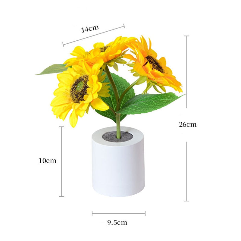 SunFlare™ | Sonnenblume Lampe