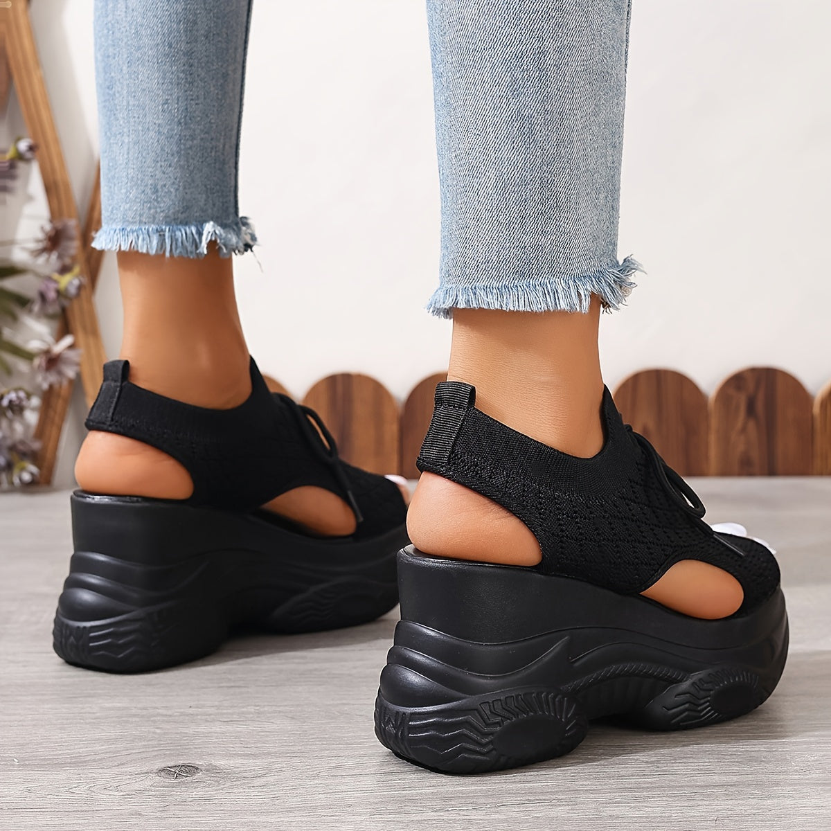 Solevista® | Elegante Damen Plateau Sandalen