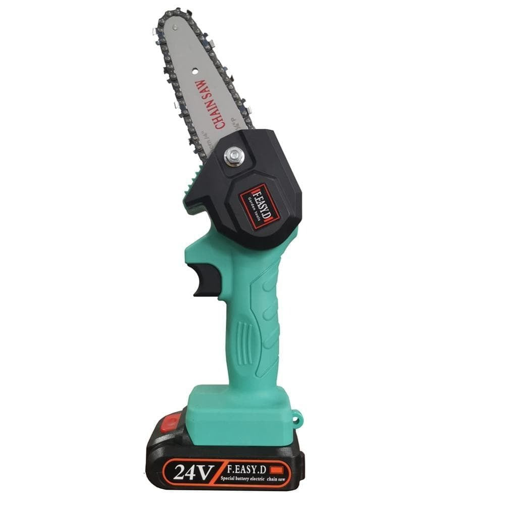 Sawvia™ | Leichte, kabellose Mini-Kettensäge – kraftvoll & wiederaufladbar