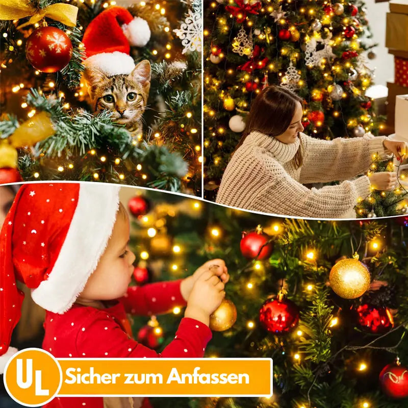 CascadeLight® | TreeFall LED Wasserfall-Lichter fürs Weihnachtsbaum