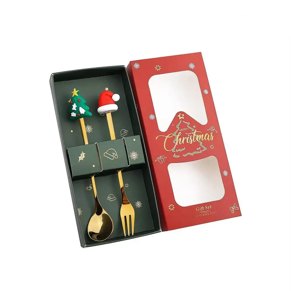 FestivePlates®| Weihnachtsgeschirr – hochwertiges Edelstahl-Set mit Design