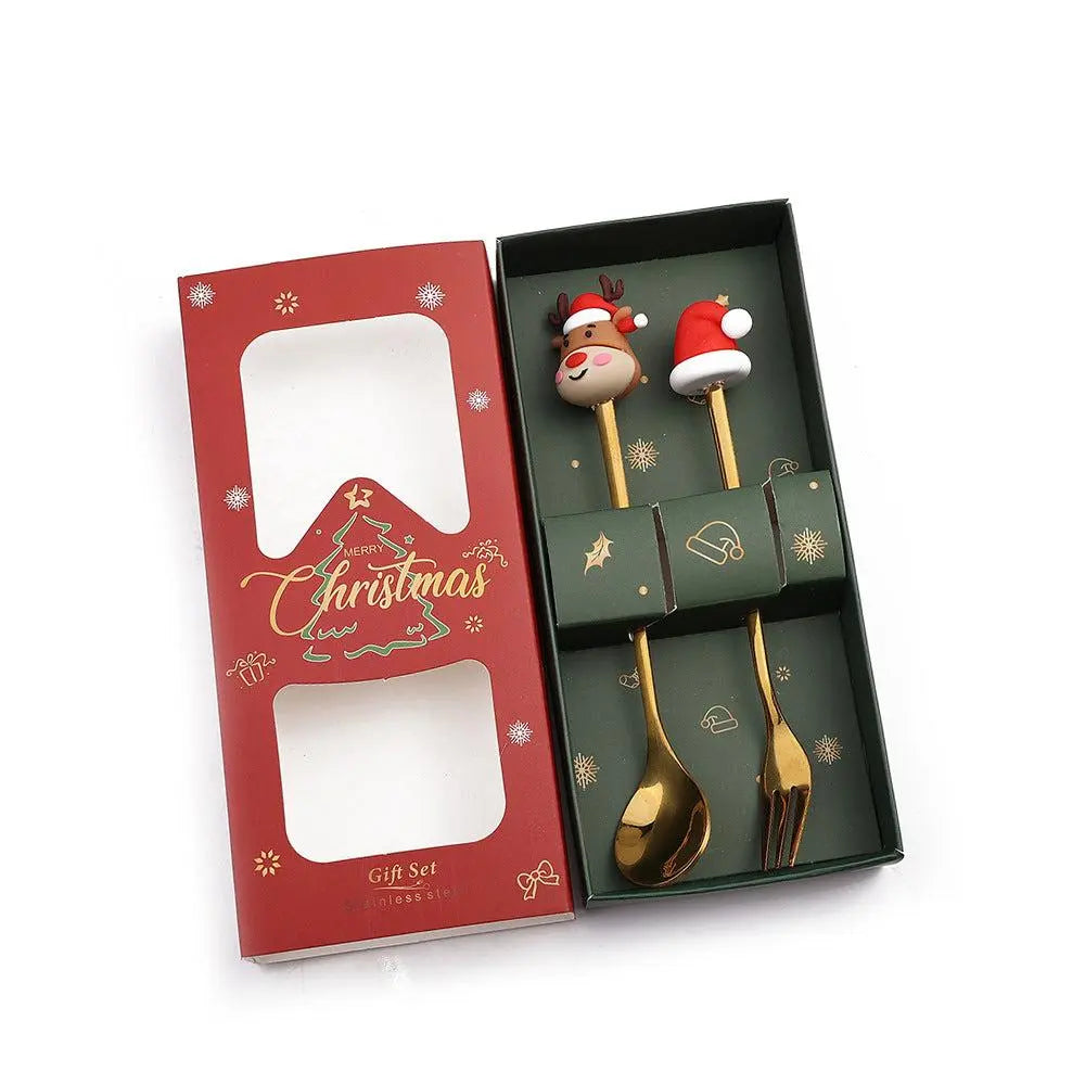 FestivePlates®| Weihnachtsgeschirr – hochwertiges Edelstahl-Set mit Design
