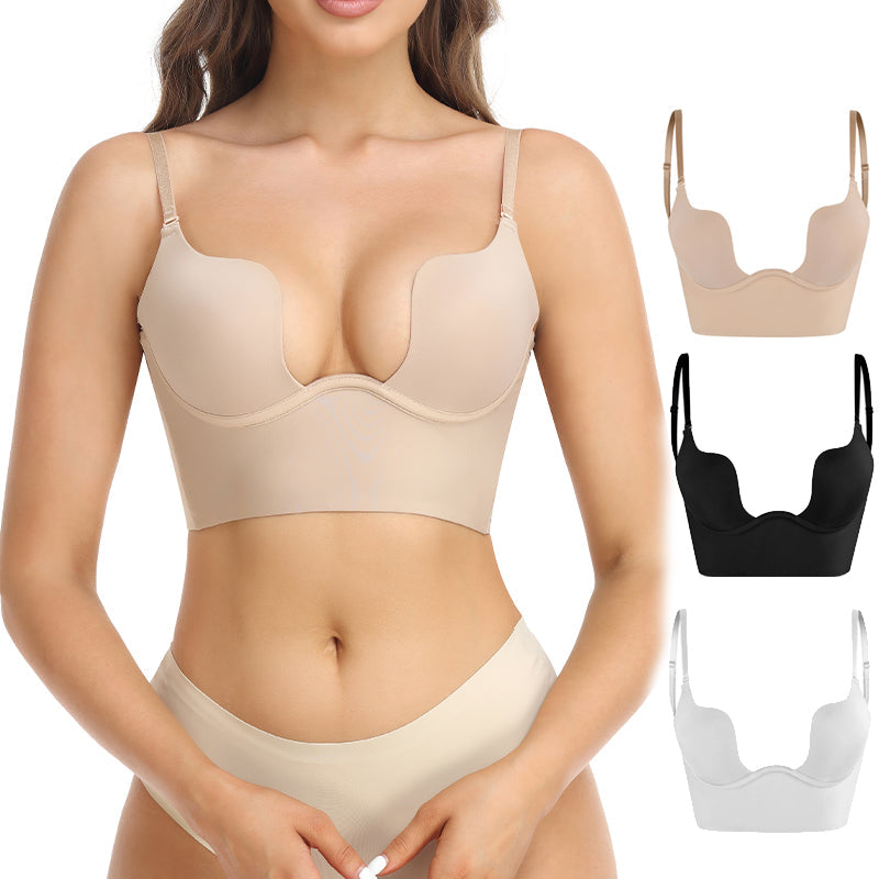 50% OFF | Hailey® | Niedriger Rücken-Spitzen-BH für rückenfreie Oberteile und Kleider