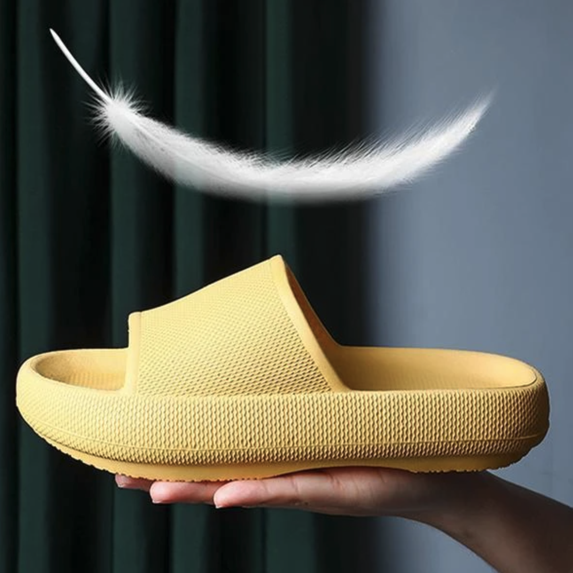 Bequeme Damen- und Herren-Badeslipper in Rosa, Gelb und Orange – rutschfeste Sommer-Hausschuhe aus leichtem EVA-Material