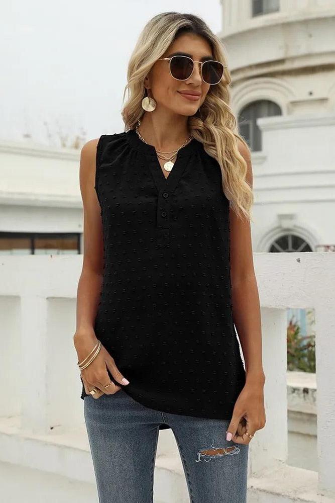 Kiwi™ Elegante Bluse Mit V-Ausschnitt