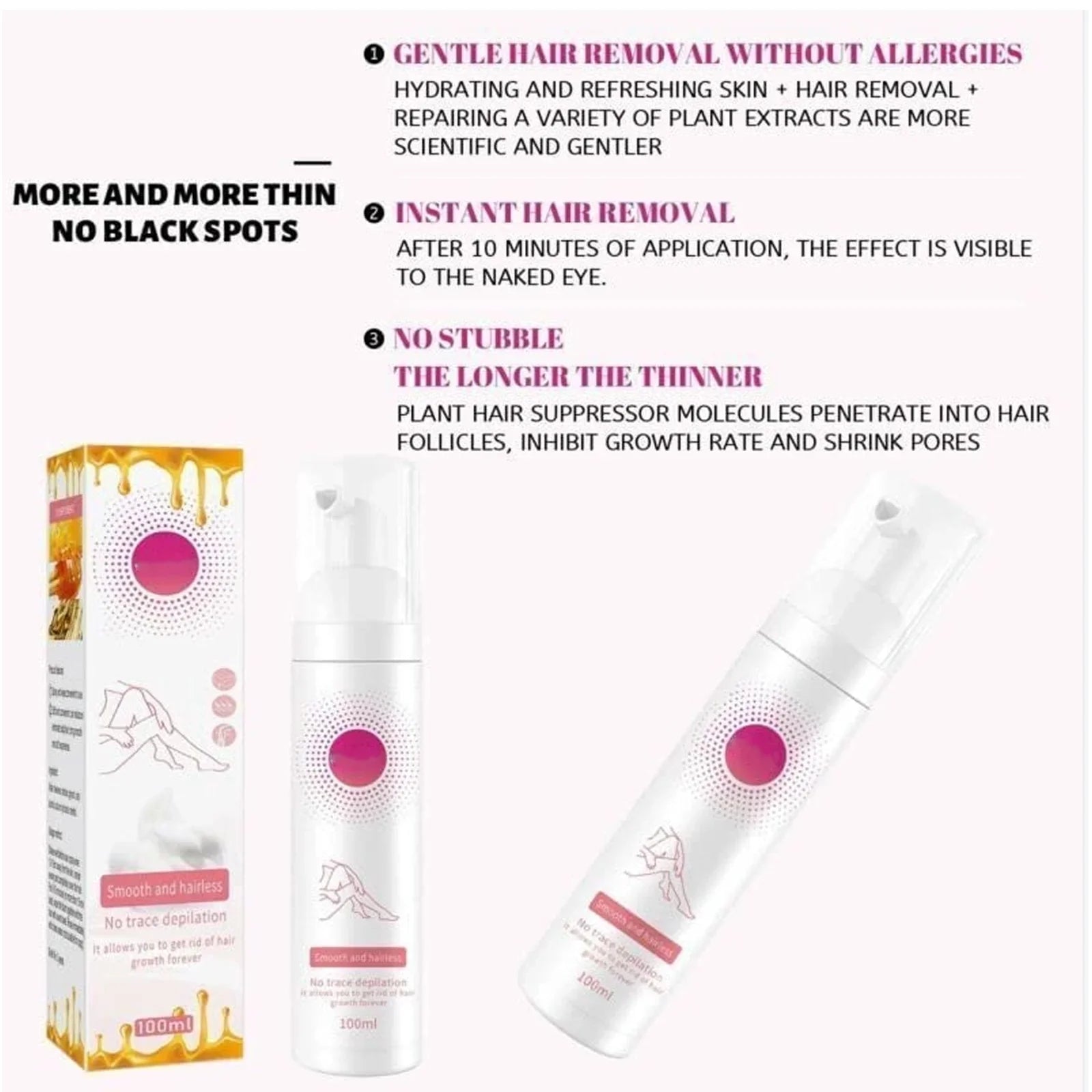 1+1 GRATIS | Honig Mousse™ - Seidenglatte Haut leicht gemacht mit sanfter Haarentfernung!