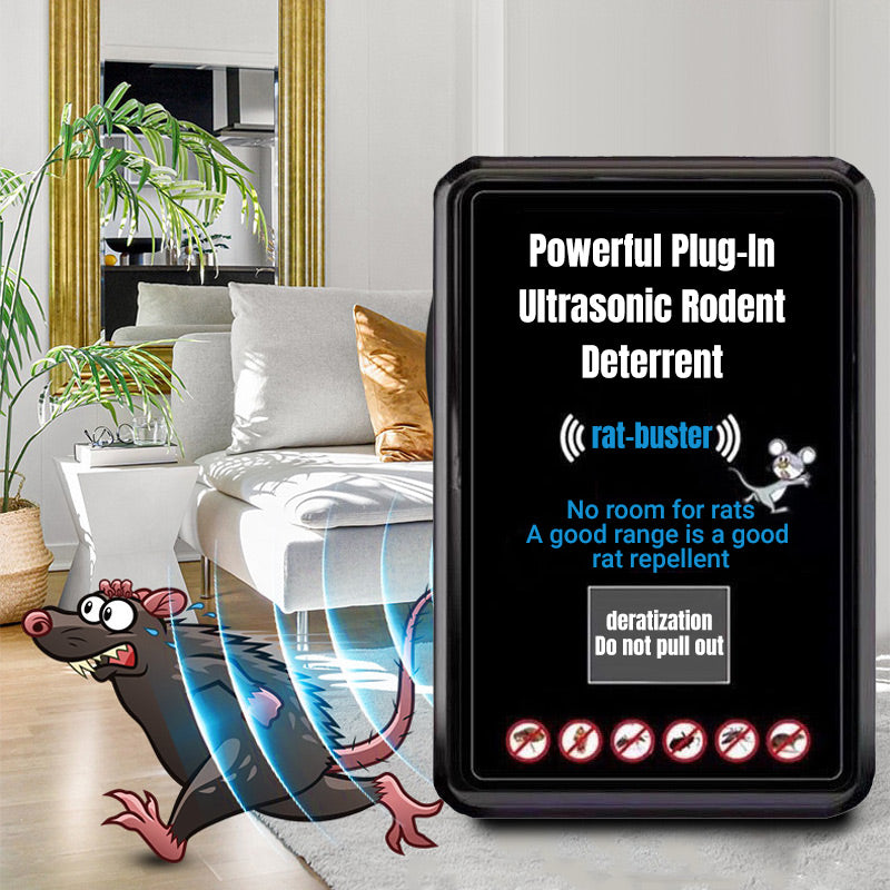 1+1 Gratis | AntiSound™ - Leistungsstarkes Plug-In-Ultraschall-Nagetierabwehrmittel
