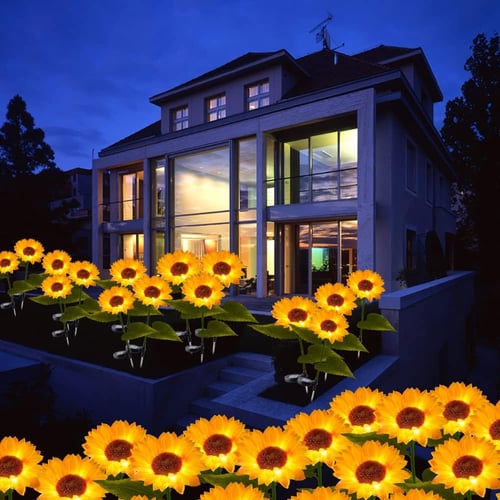 SunflowerGlow® | Sonnenblumen-Solarlicht – einfache Installation, stimmungsvolles Licht