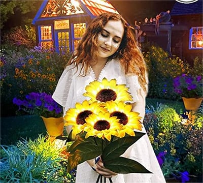 SunflowerGlow® | Sonnenblumen-Solarlicht – einfache Installation, stimmungsvolles Licht