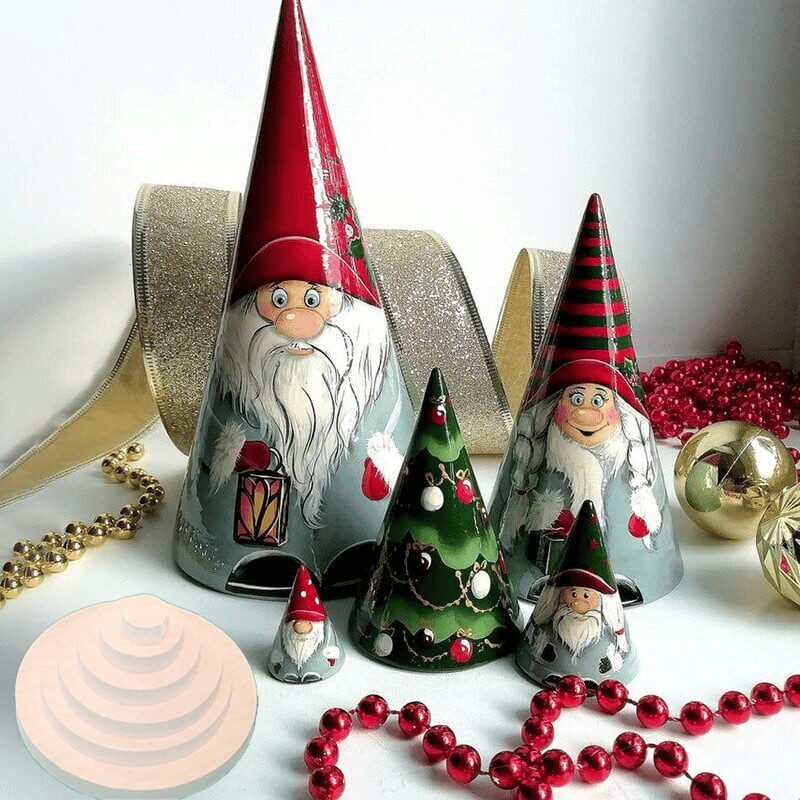 TreeHaven® Handgefertigte Weihnachtsbaum-Puppe