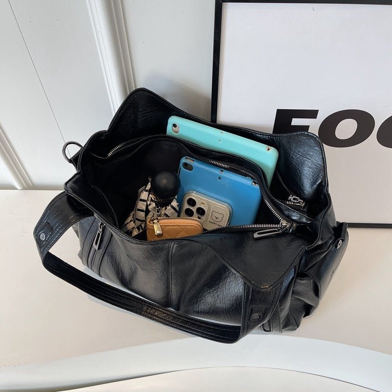 Aviana | Klassische Vintage-Lederhandtasche