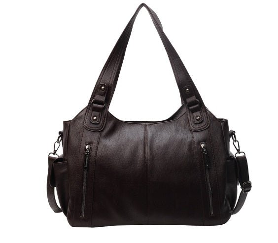 Aviana | Klassische Vintage-Lederhandtasche
