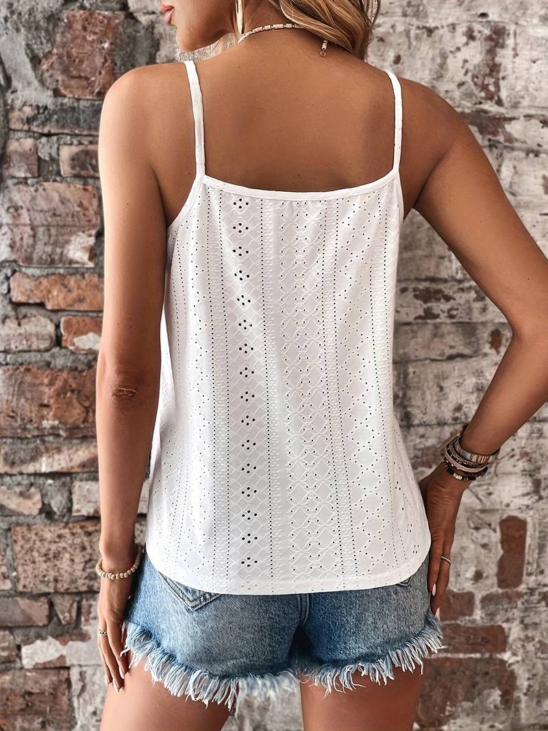 50% RABATT | Charmace™ | Stylisches Spitzentop mit V-Ausschnitt für Frauen