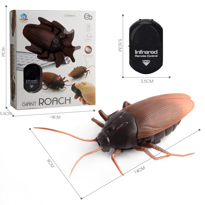 CreepBug® | RC-Kakerlake – realistisches Krabbel-Erlebnis & Kontroll-Fernbedienung