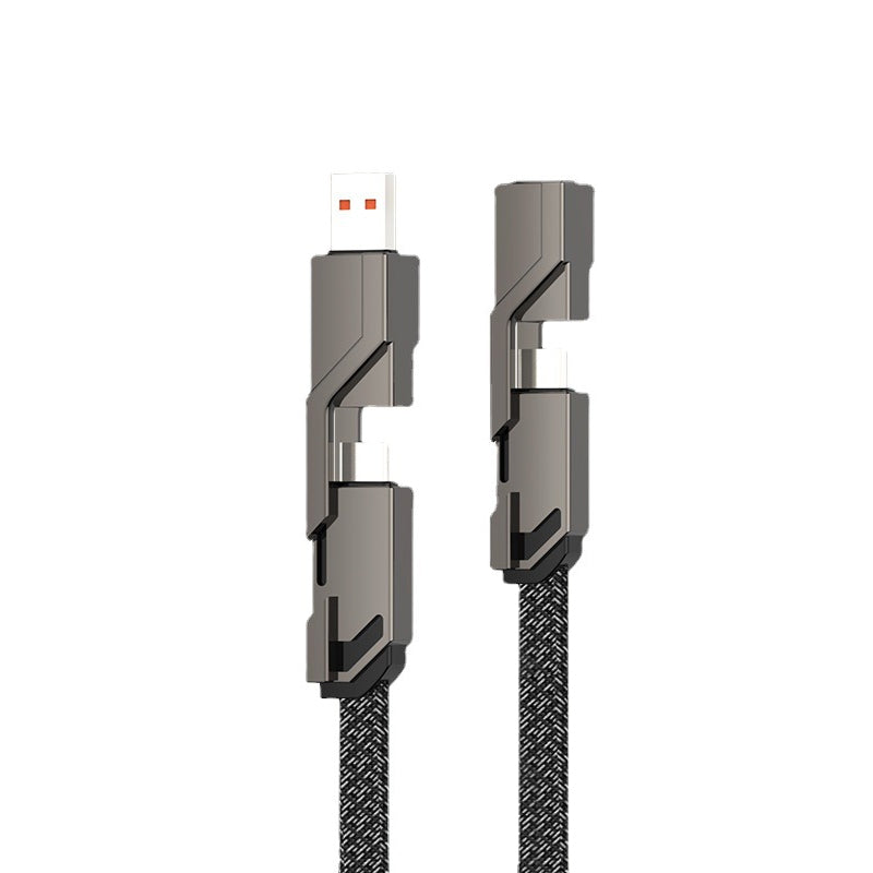 Quadra™ | 4-in-1 geflochtenes Anti-Tangle-Ladekabel