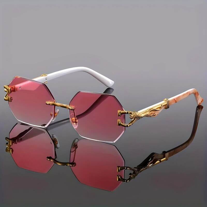 1+1 GRATIS | SolarHex® | Luxe Hexagon Damen-Sonnenbrille