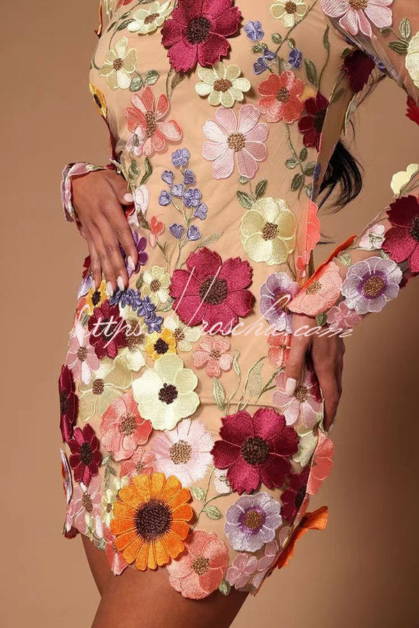 50% RABATT | Bloomveil™ | Enchanted Floral Minikleid