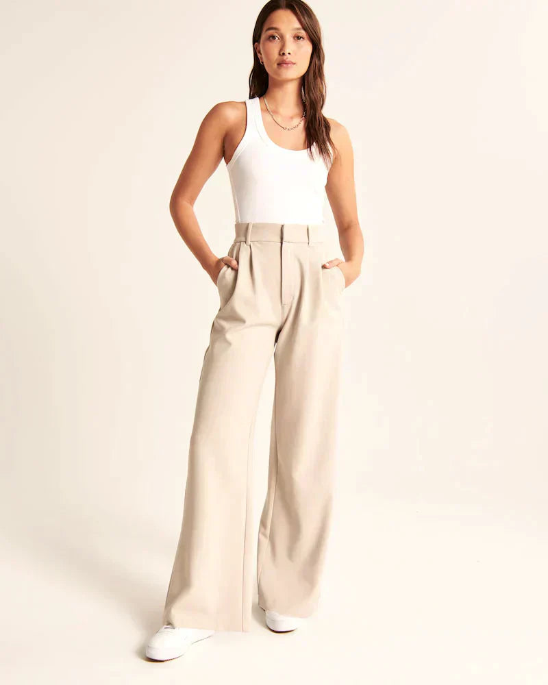 Elena's Ease | Lässige Hose mit weitem Bein