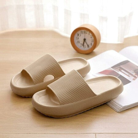 Bequeme Damen- und Herren-Badeslipper in Rosa, Gelb und Orange – rutschfeste Sommer-Hausschuhe aus leichtem EVA-Material