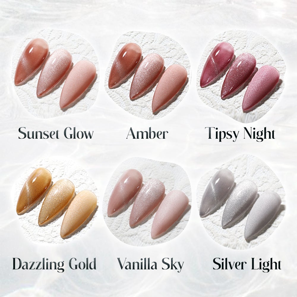NebulaLuxe™ |Transformatives Lichtverschiebungs-Nagellack-Set