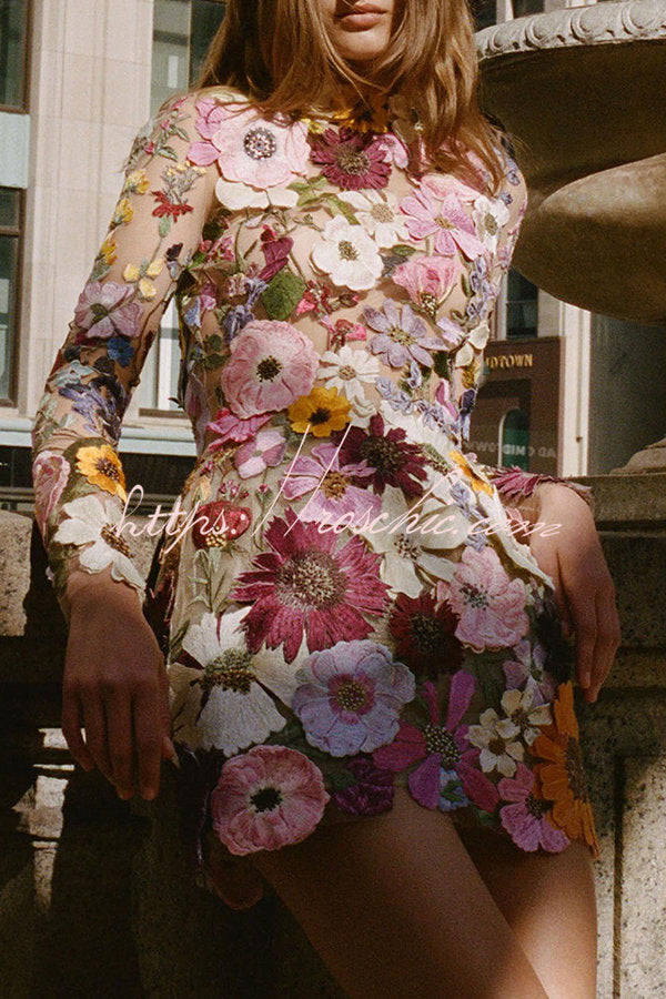 50% RABATT | Bloomveil™ | Enchanted Floral Minikleid