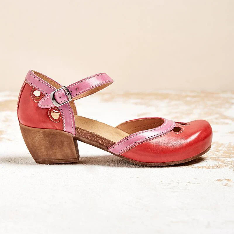 Fria | Bequeme Sandalen mit niedrigen Absätzen