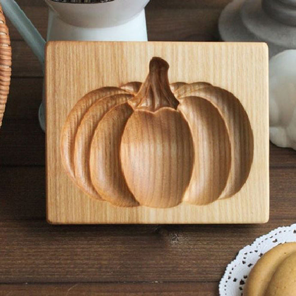 BakeCarve® | PressForm Embossing Cookie Cutter – Engraved Wooden Molds for Pastries