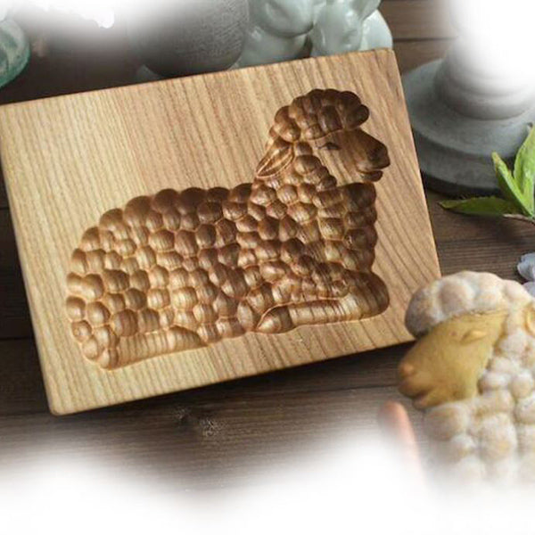 BakeCarve® | PressForm Embossing Cookie Cutter – Engraved Wooden Molds for Pastries
