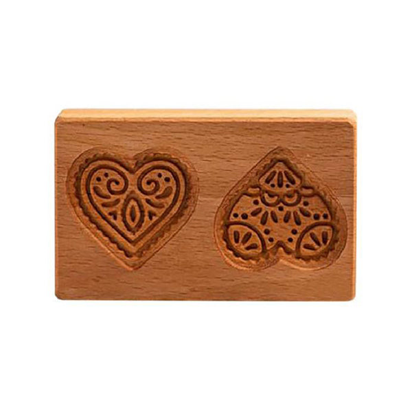 BakeCarve® | PressForm Embossing Cookie Cutter – Engraved Wooden Molds for Pastries