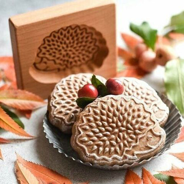 BakeCarve® | PressForm Embossing Cookie Cutter – Engraved Wooden Molds for Pastries