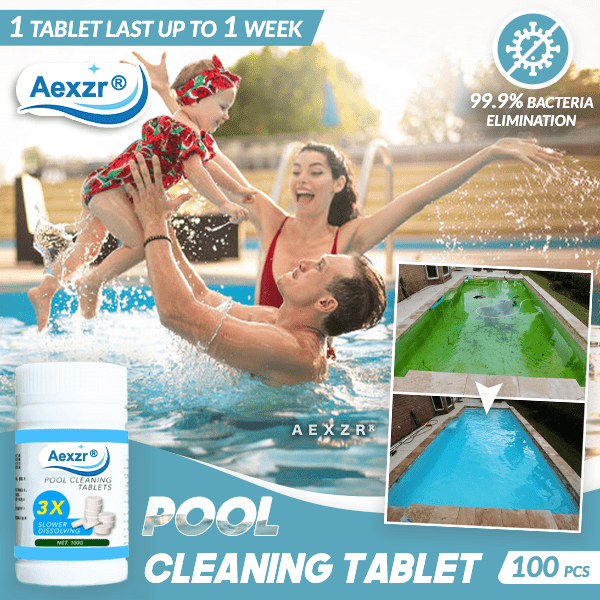 Aexzr® | Pool-Reinigungstablette (100 PCS)