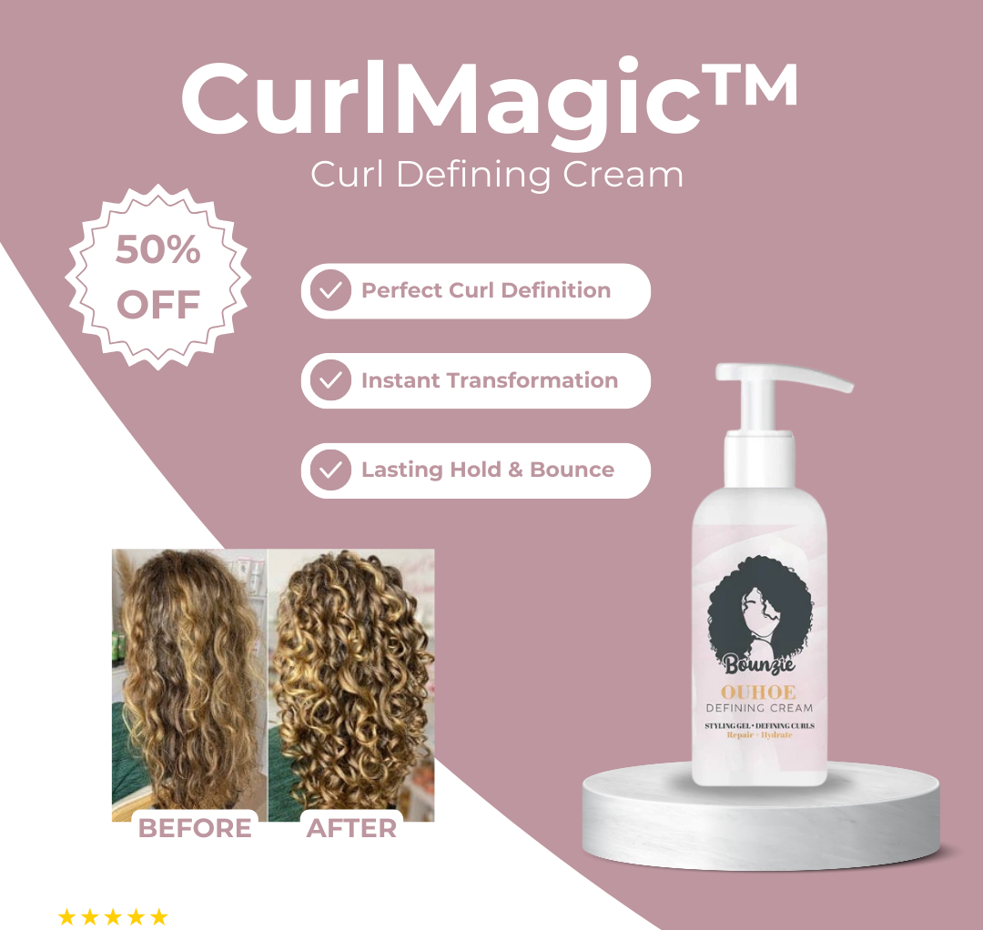 CurlMagic™ Lockencreme – definierende Haarcreme für perfekte Locken, langanhaltenden Halt und Sprungkraft mit sofortiger Transformation