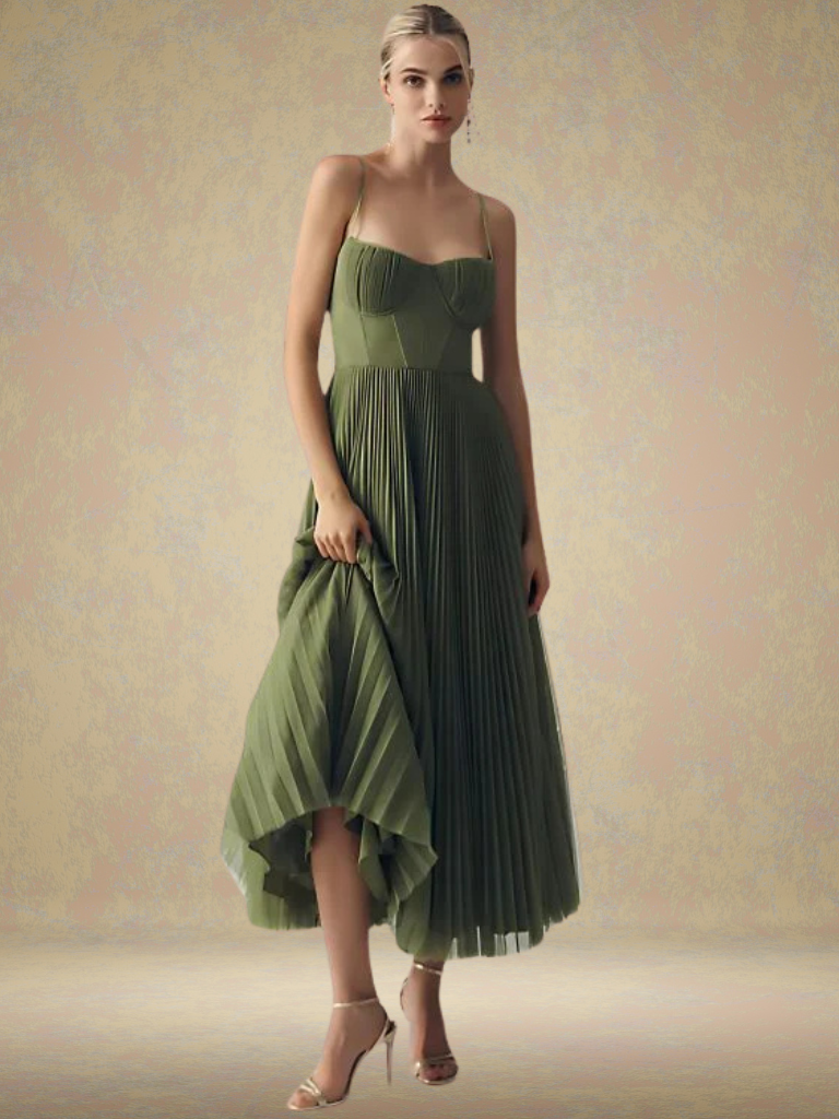 Aeralyn® | Tüll-Midikleid Leicht, Elegant & Zeitlos