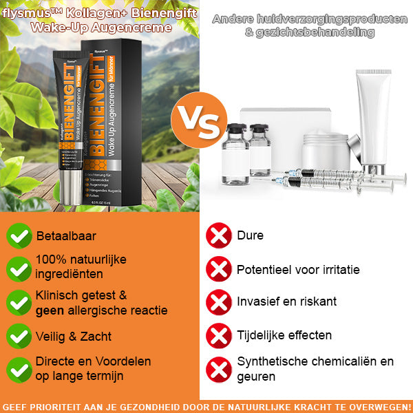 StingLift™ | Kollagen+ Bienengift Augencreme für Männer