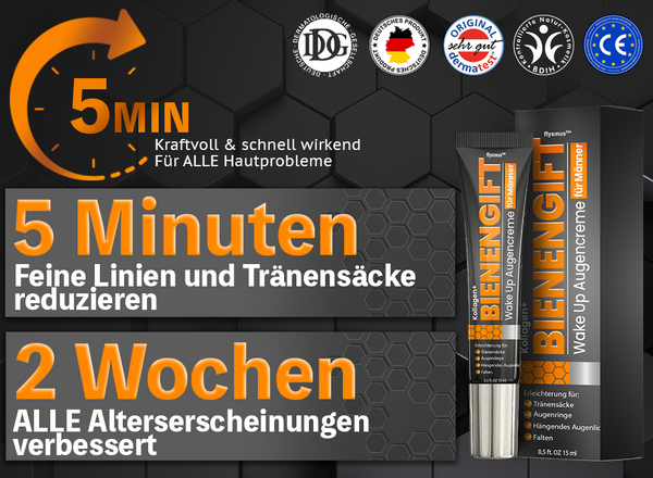 StingLift™ | Kollagen+ Bienengift Augencreme für Männer