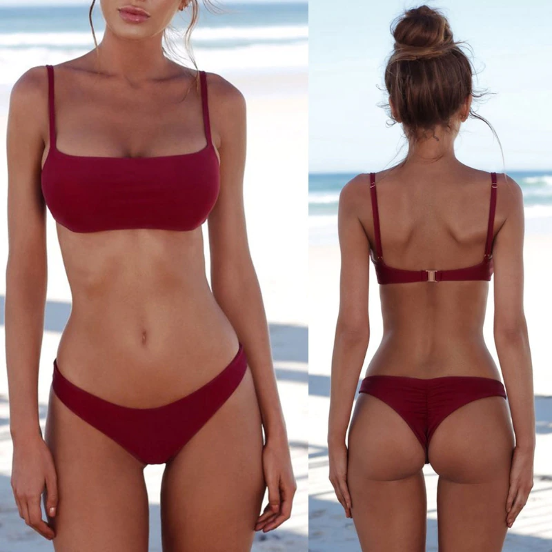 Zenvada's Brasilianisches | Push-up-Bikini-Set