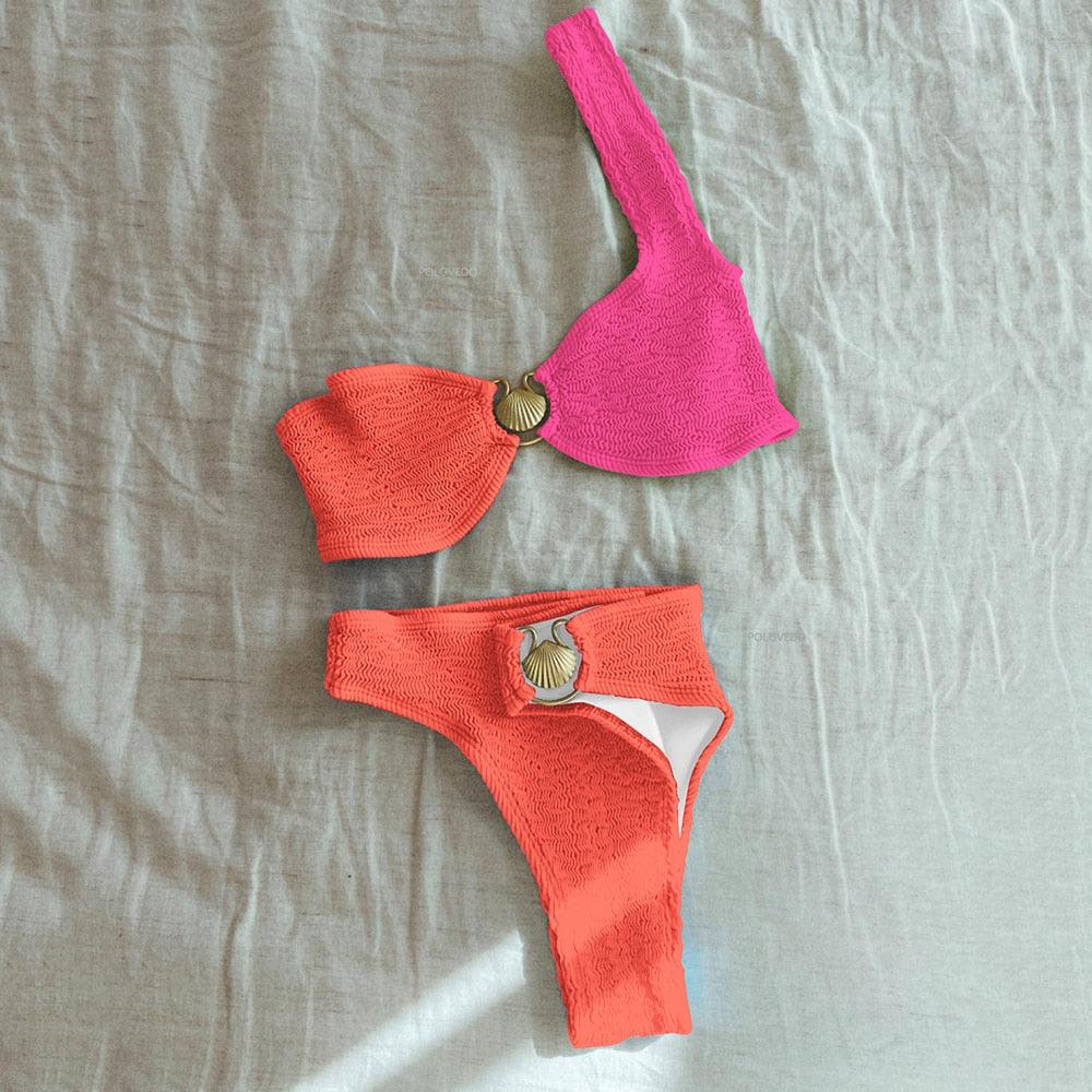 50% RABATT | Lilian | Buntes Bikini-Set
